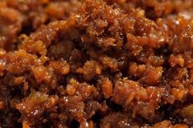 Mắm tép chưng thịt